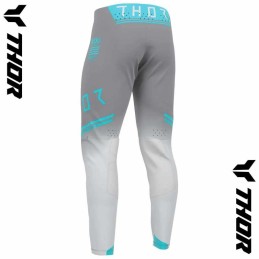 Pantalon THOR SPORTMODE Geo cyan-charcoal