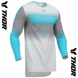 Maillot THOR SPORTMODE Geo cyan-charcoal