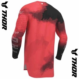 Maillot THOR SPORTMODE Carbon red-black