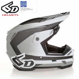 Casque 6D ATR-3 PURE Blanc brillant