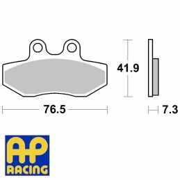 Plaquettes de frein AP RACING LMP1192SC