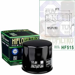 Filtre à huile HIFLOFILTRO HF515