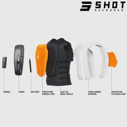 Inflator Airbag SRG SHOT Racegear