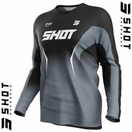 Maillot SHOT-Mx DRAW Clash noir