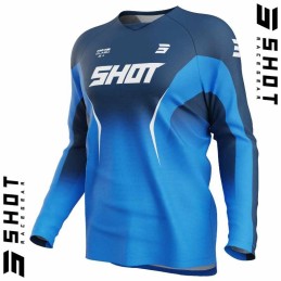 Maillot SHOT-Mx DRAW Clash bleu