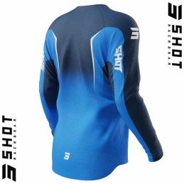 Maillot SHOT-Mx DRAW Clash bleu