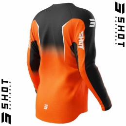 Maillot SHOT-Mx DRAW Clash orange