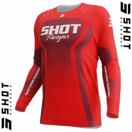 Maillot SHOT-Mx CONTACT Stream rouge