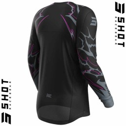 Maillot SHOT-Mx CONTACT Rac noir