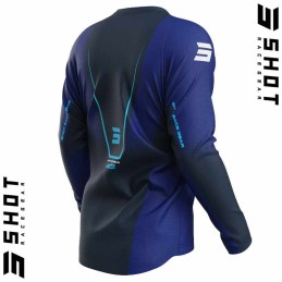 Maillot SHOT-Mx DEVO Future bleu
