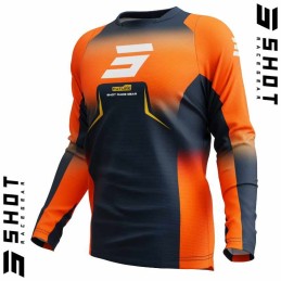 Maillot SHOT-Mx DEVO Future orange