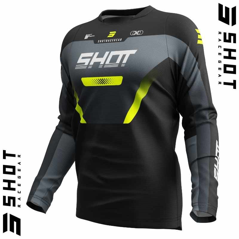 Maillot SHOT-Mx DEVO Struck gris