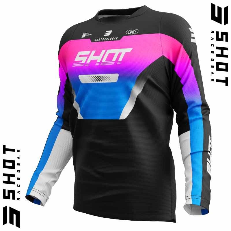 Maillot SHOT-Mx DEVO Struck rose