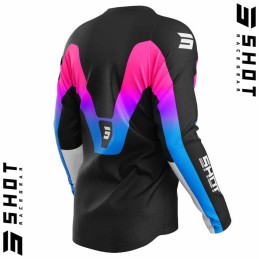 Maillot SHOT-Mx DEVO Struck rose