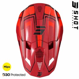 Casque SHOT-Mx LITE Glory red