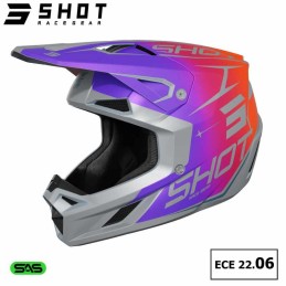 Casque SHOT-Mx SPEED Side purple