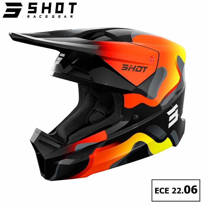 Casque SHOT-Mx FURIOUS Zebra yellow