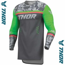 Maillot THOR SPORTMODE Punk'd charcoal