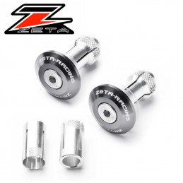 Embouts de guidon ZETA ø14-18mm titane