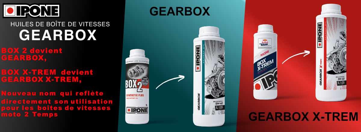 BOX 2 devient GEARBOX et BOX X-TREM devient GEARBOX X-TREM